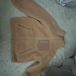 Cozy Tan Sherpa Jacket